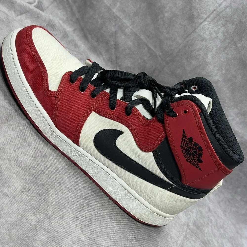 Air Jordan 1 Retro High OG AJKO 2013 Mens 11.5 White Black Gym Red 638471-101
